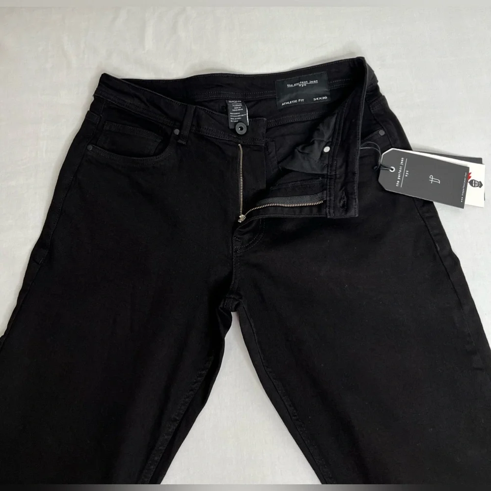 NYC The Perfect Jean Men’s Athletic Fit Stealth Black Size 34 X 30 NEW